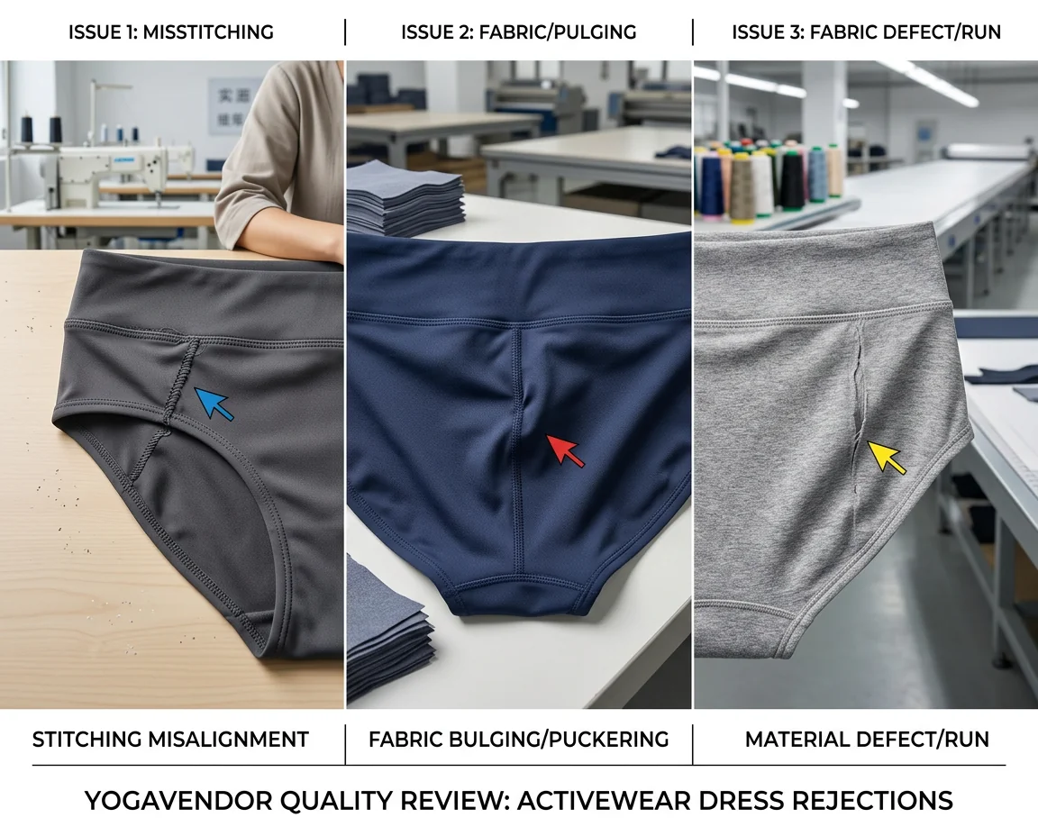 Activewear dress quality check