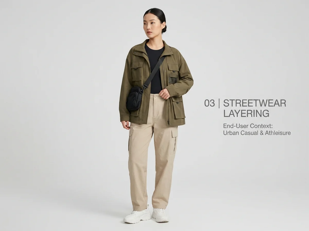 Bodysuit as inner layer streetwear