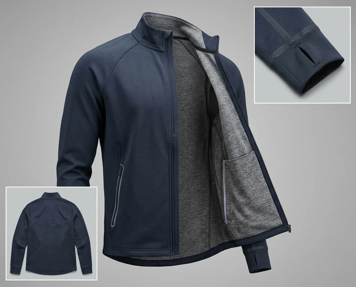 Bonded track jacket