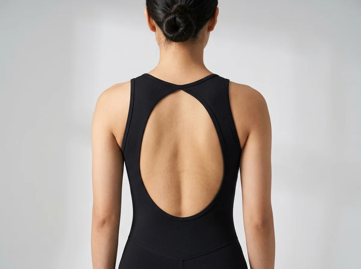 Cut-out romper back detail