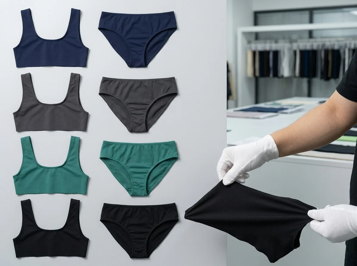 4-way stretch nylon spandex fabric swatch