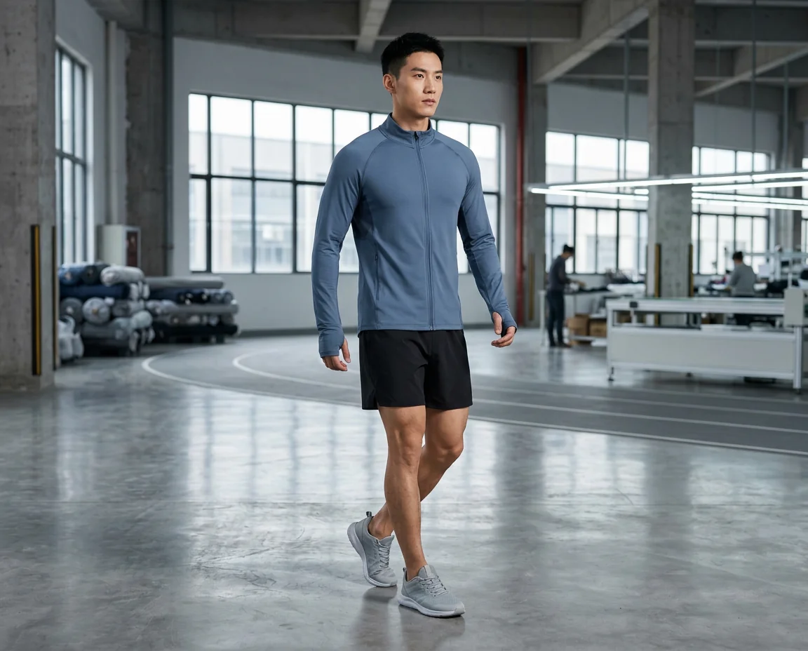 Long sleeve running jackets