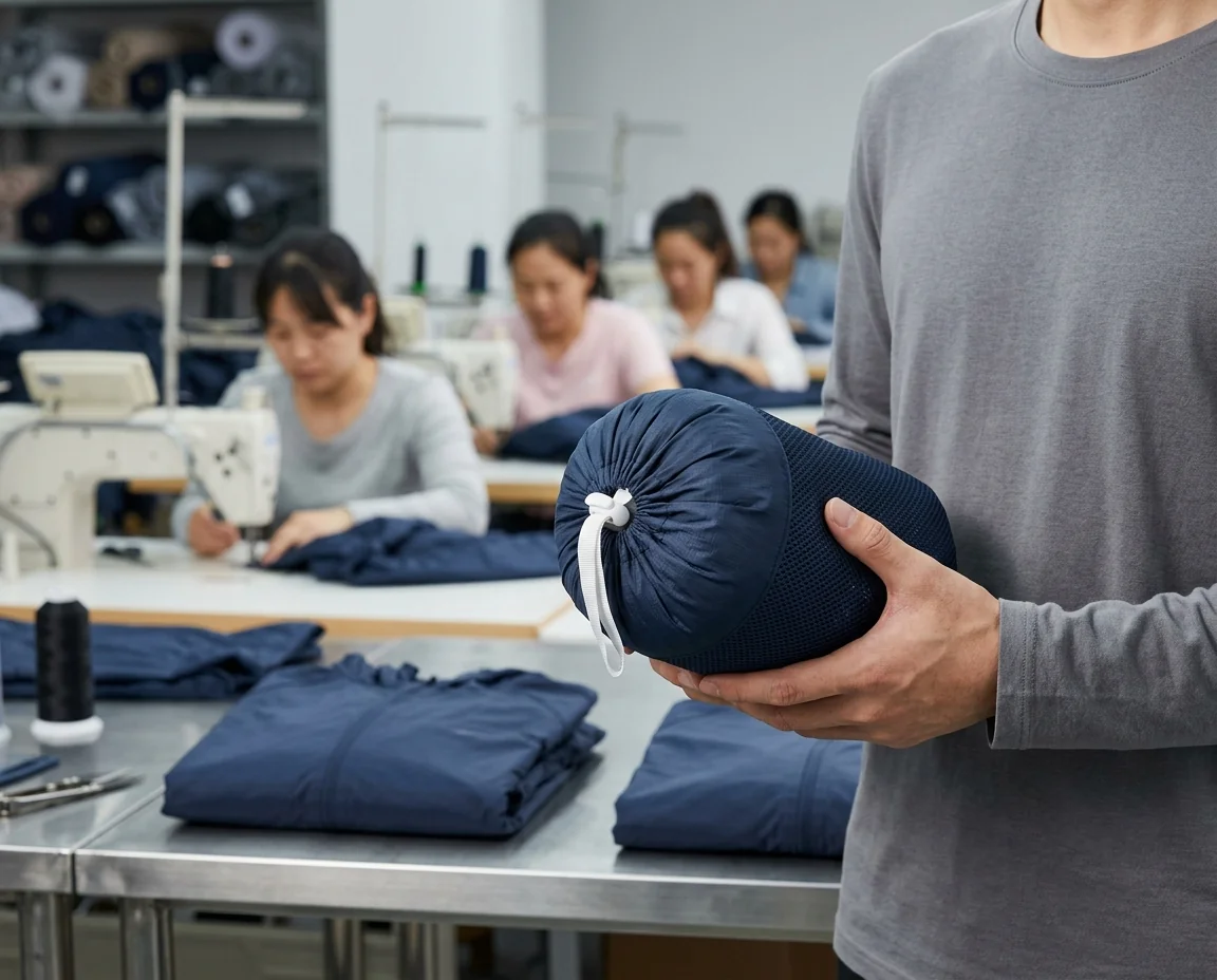 Packable stuff-sack jacket